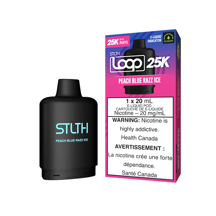STLTH LOOP 25K Peach Blue Razz Ice