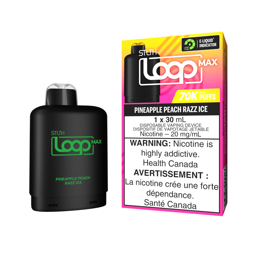 STLTH LOOP MAX 70K Pineapple Peach Razz Ice