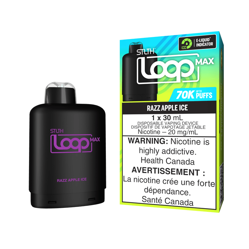 STLTH LOOP MAX 70K Razz Apple Ice