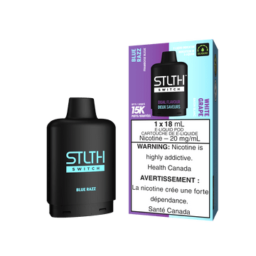 STLTH SWITCH 15K BLUE RAZZ & WHITE GRAPE