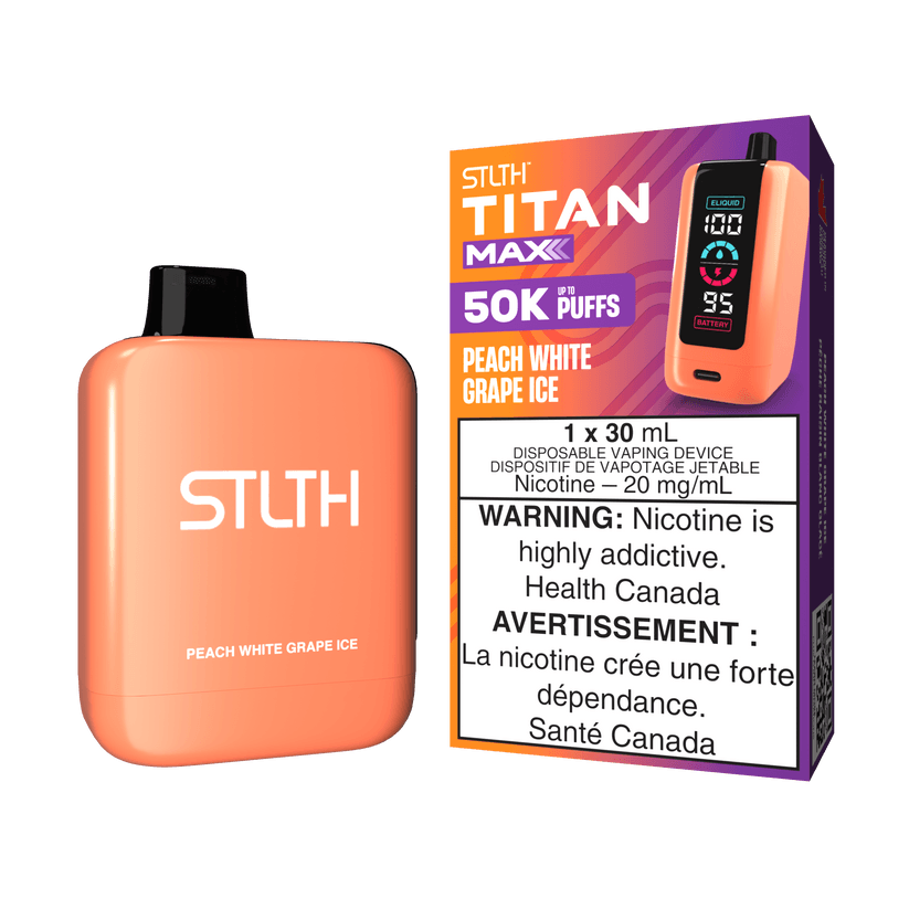 STLTH TITAN MAX - Peach White Grape Ice