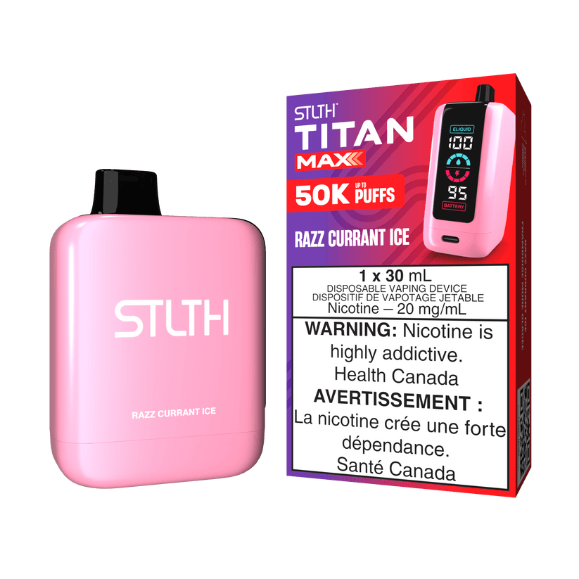 STLTH TITAN MAX - Razz Currant Ice