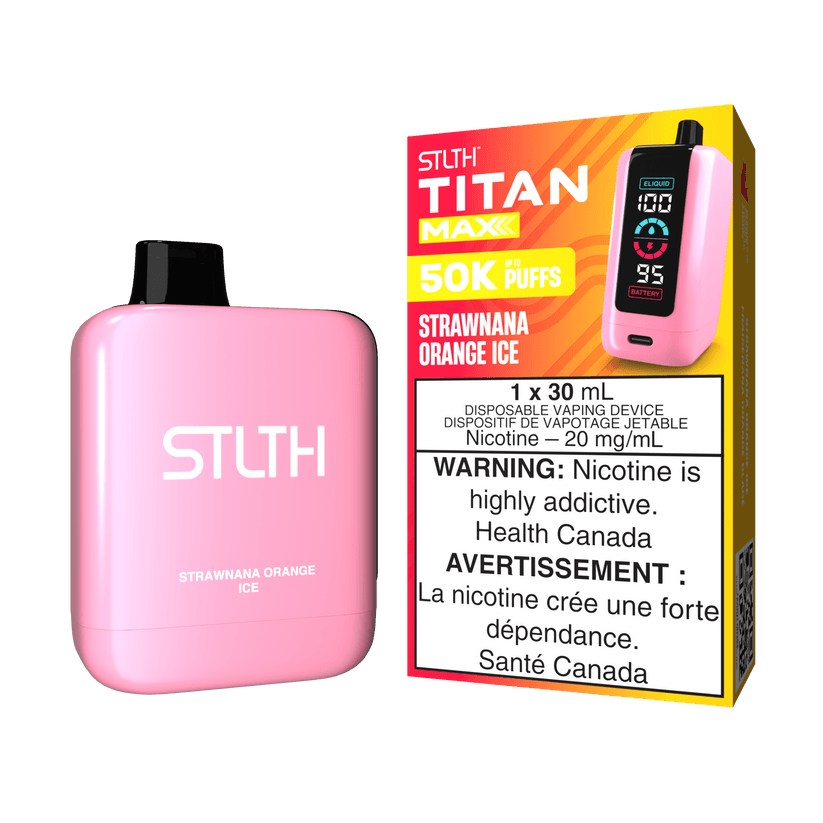 STLTH TITAN MAX - Strawnana Orange Ice