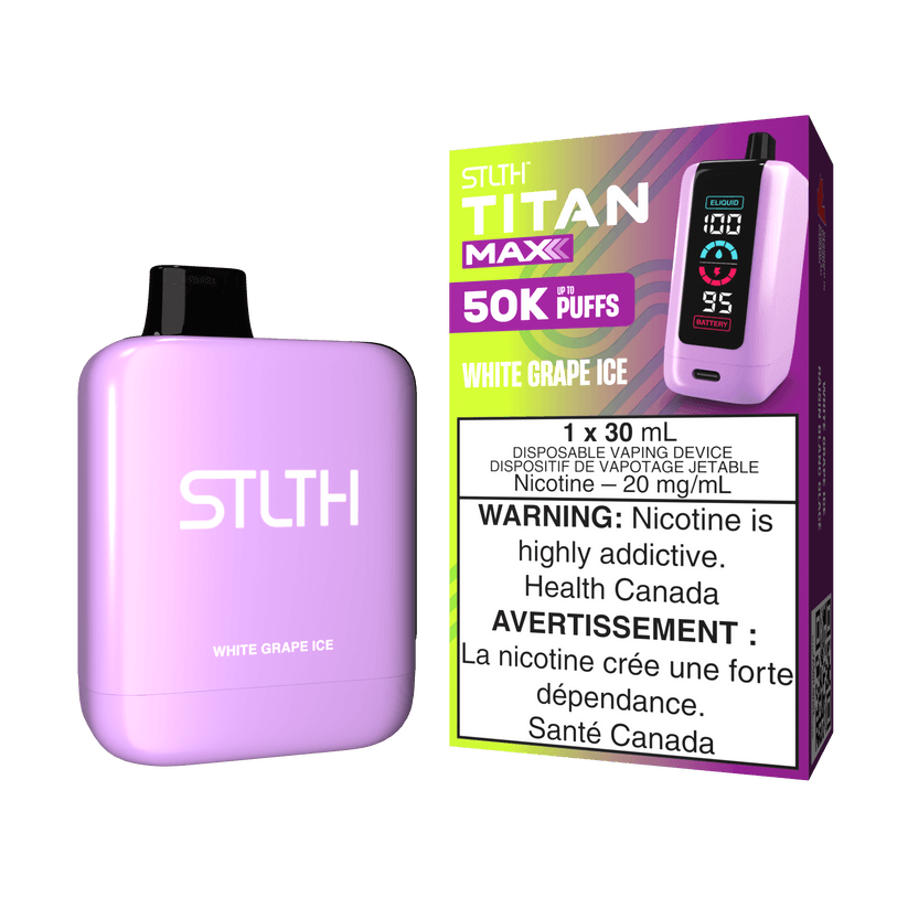 STLTH TITAN MAX - White Grape Ice