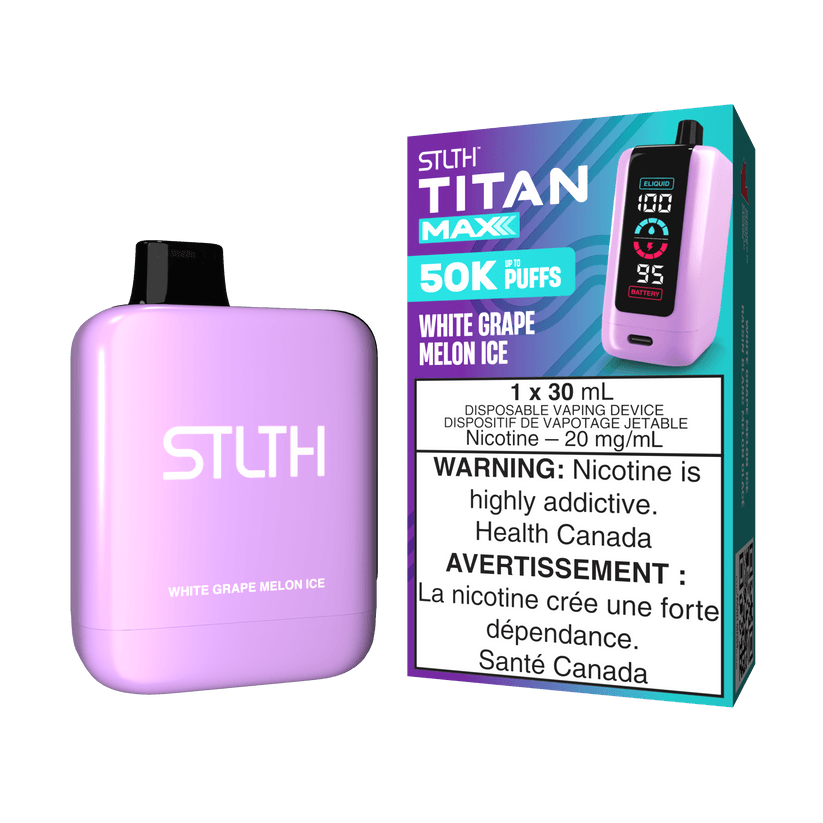 STLTH TITAN MAX - White Grape Melon Ice