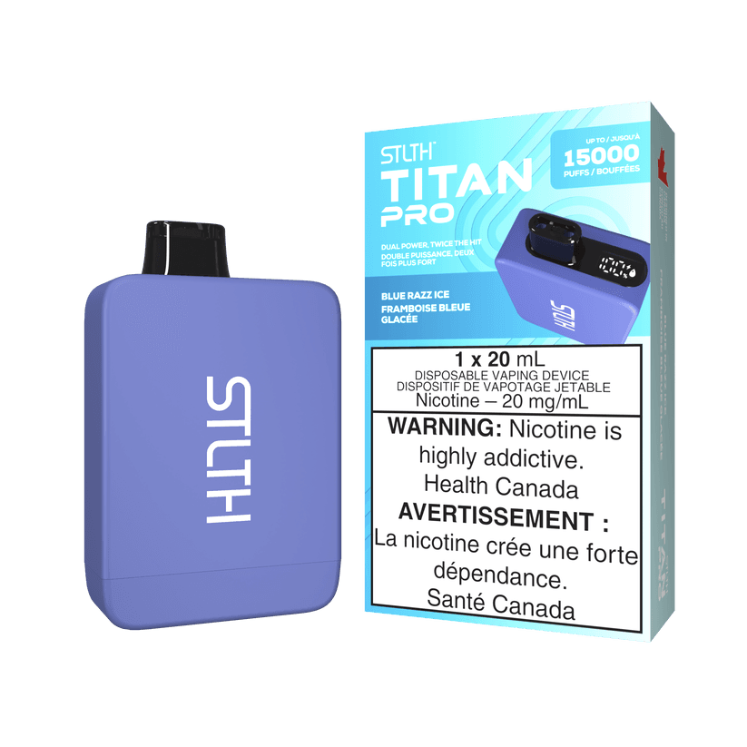 STLTH TITAN PRO - Blue Razz Ice