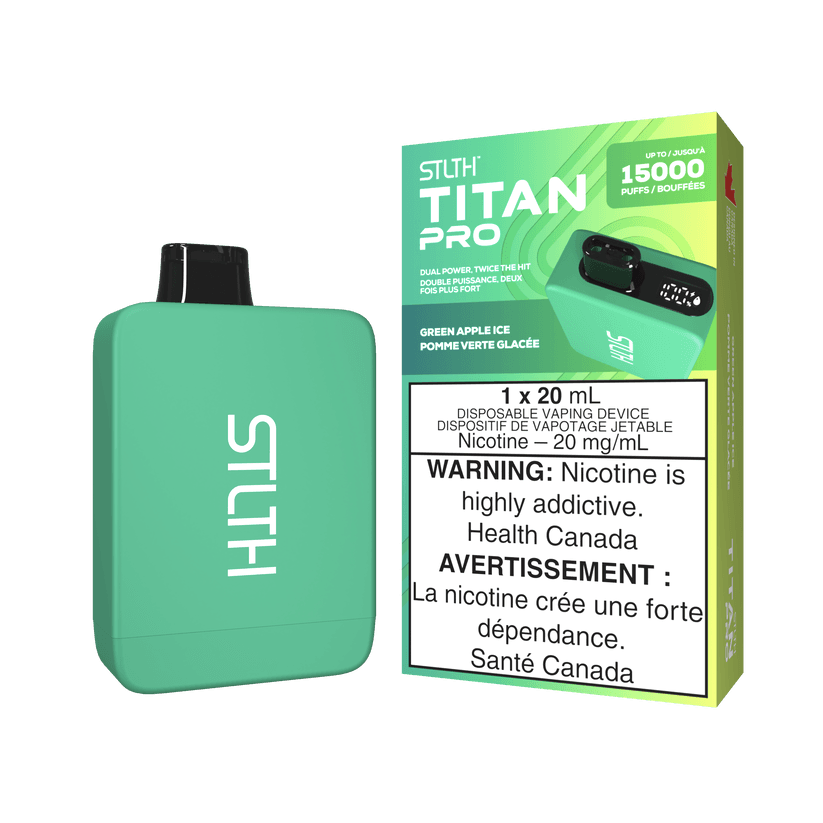 STLTH TITAN PRO - Green Apple Ice