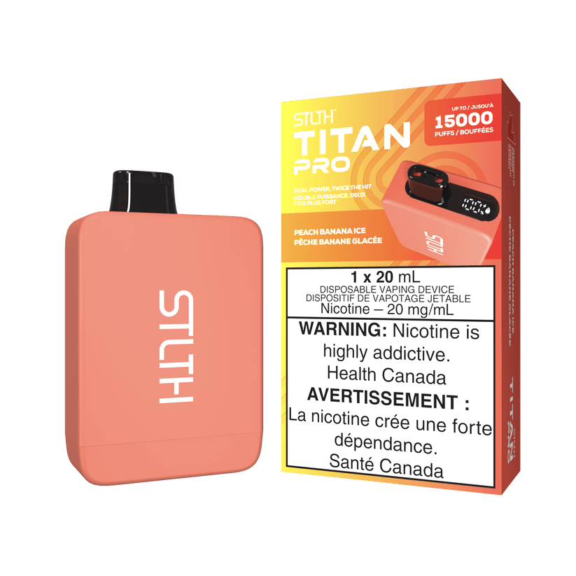 STLTH TITAN PRO - Peach Banana Ice
