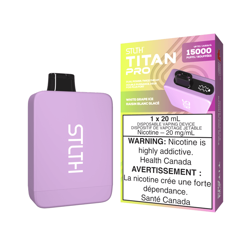 STLTH TITAN PRO - White Grape Ice
