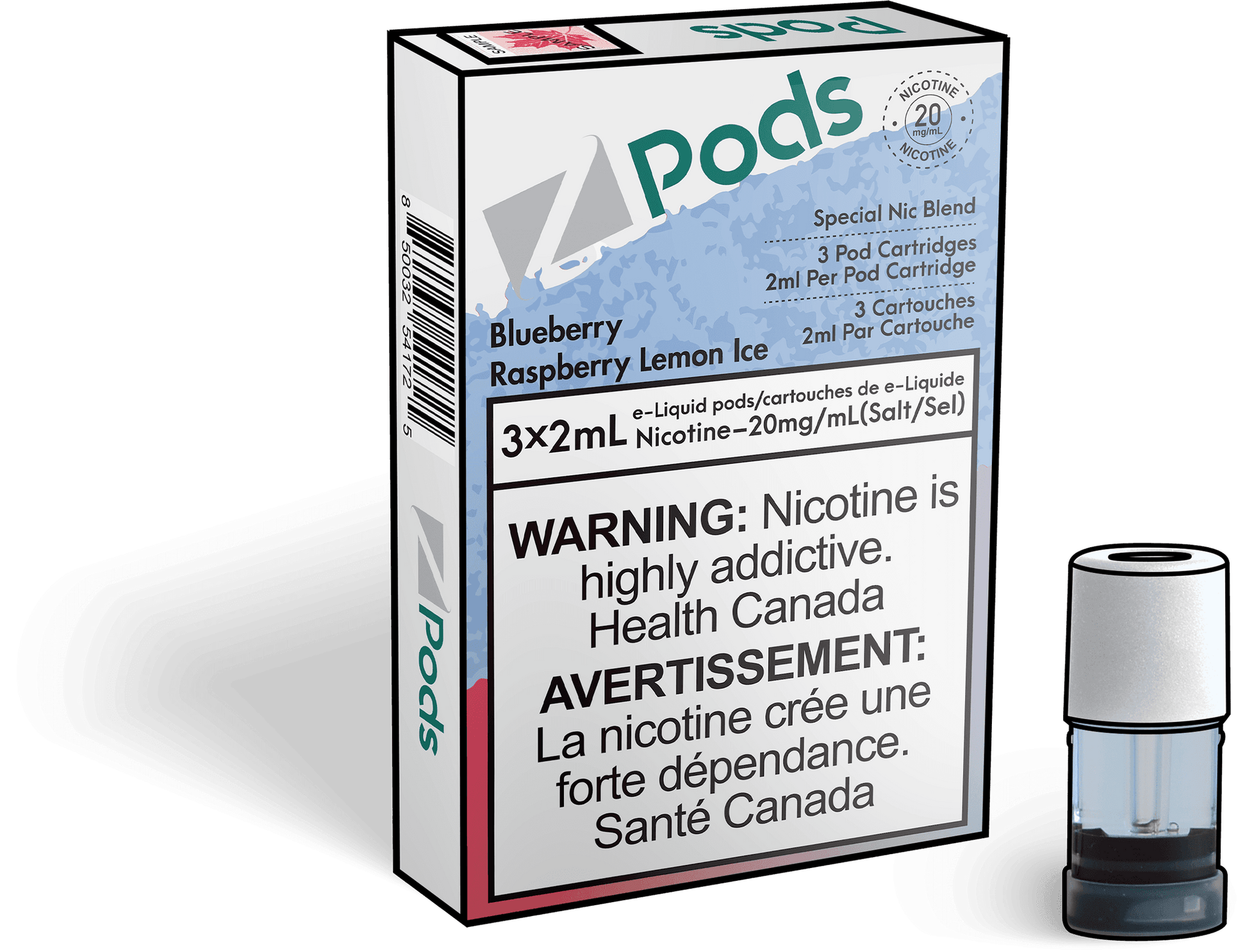 Z Pods-Blueberry Raspberry Lemon Ice