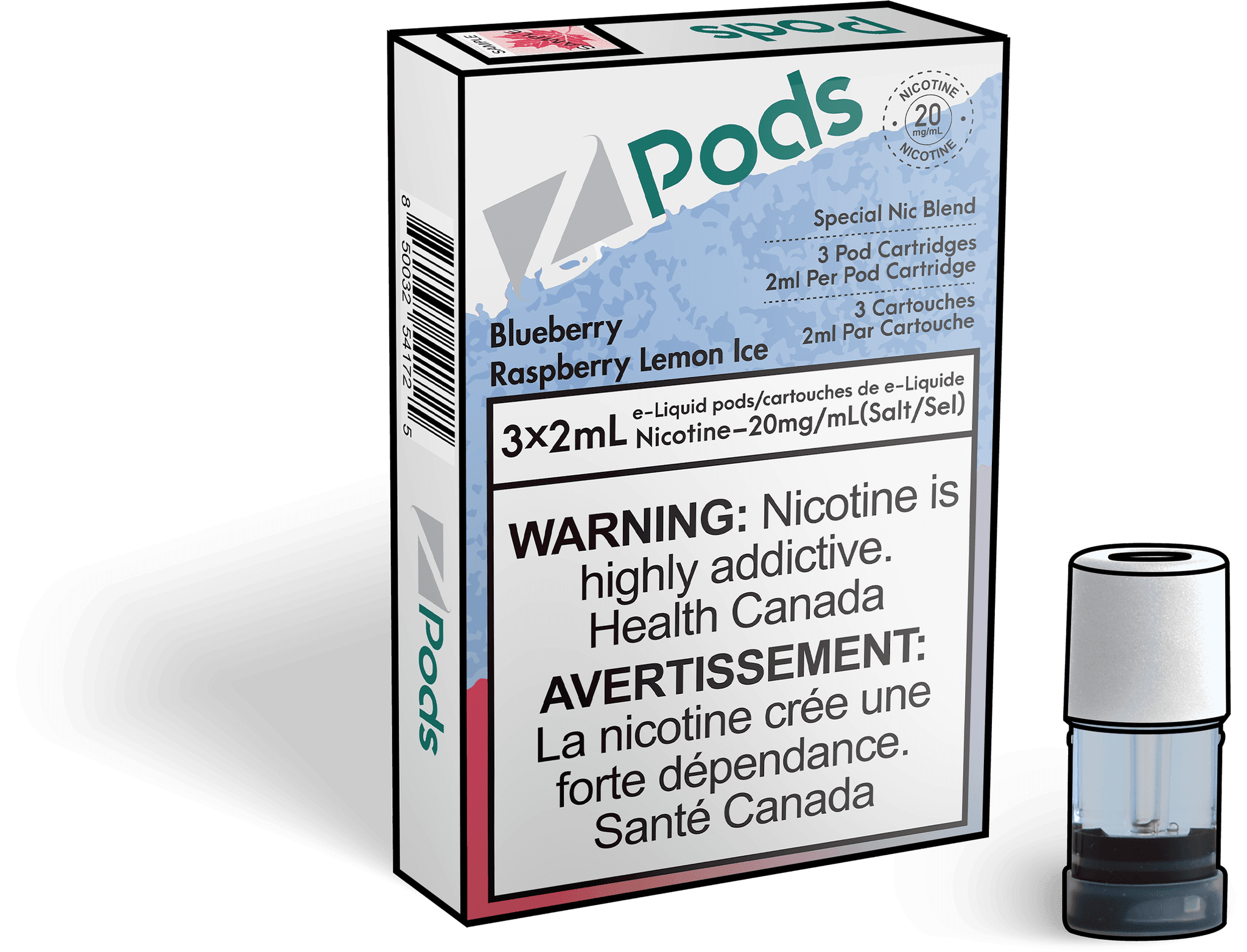 Z Pods-Blueberry Raspberry Lemon Ice