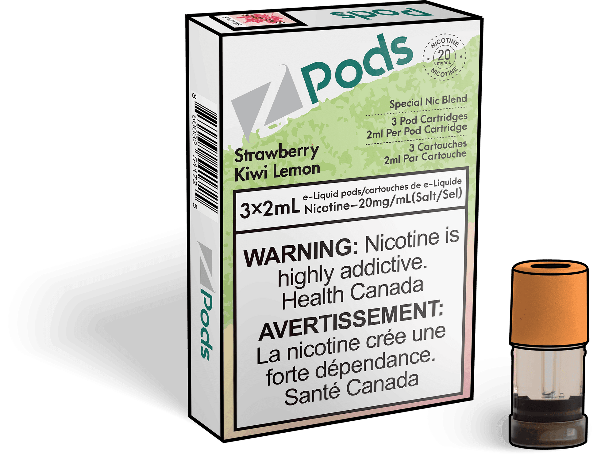 Z Pods-Kiwi Lemon