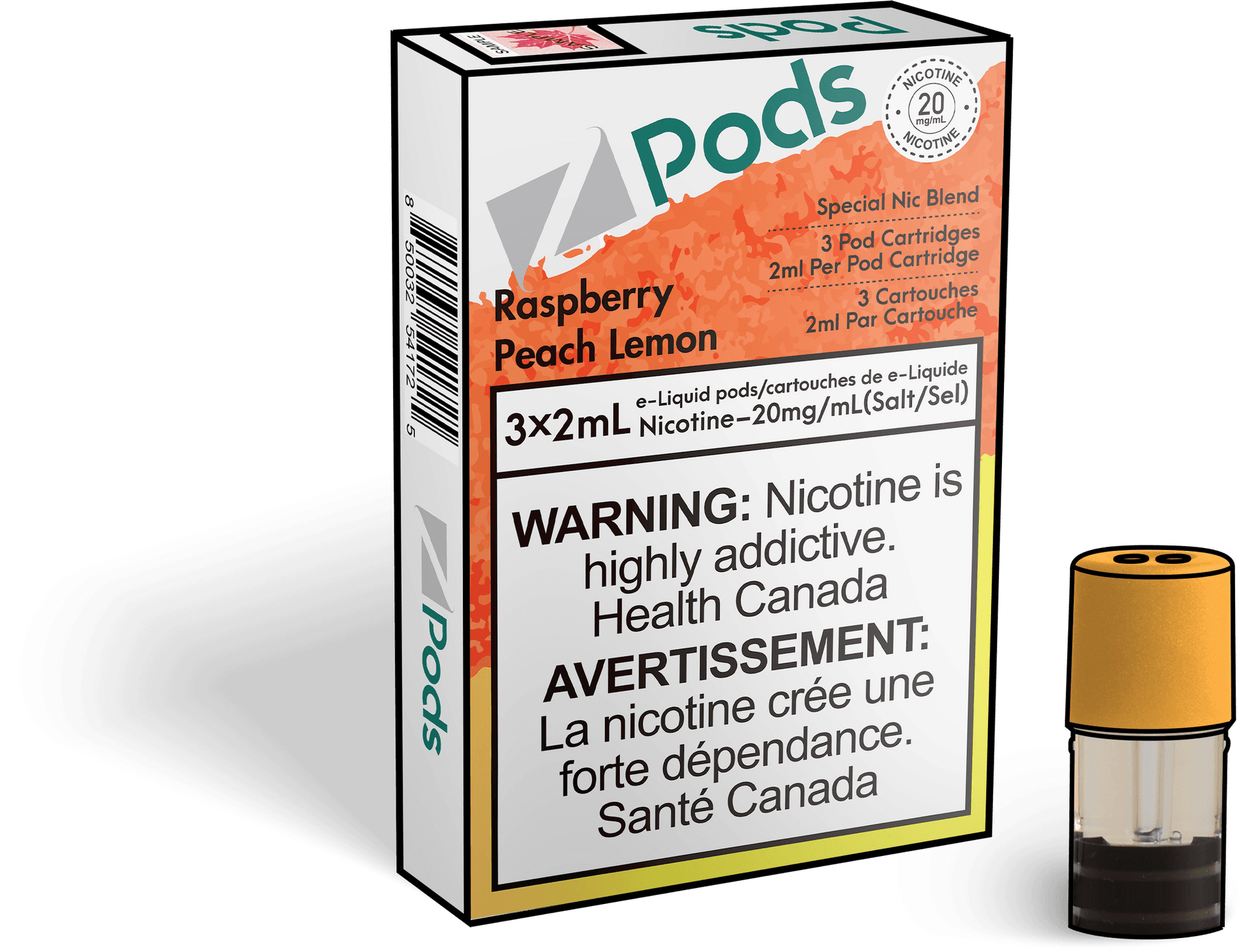 Z Pods-Raspberry Peach Lemon