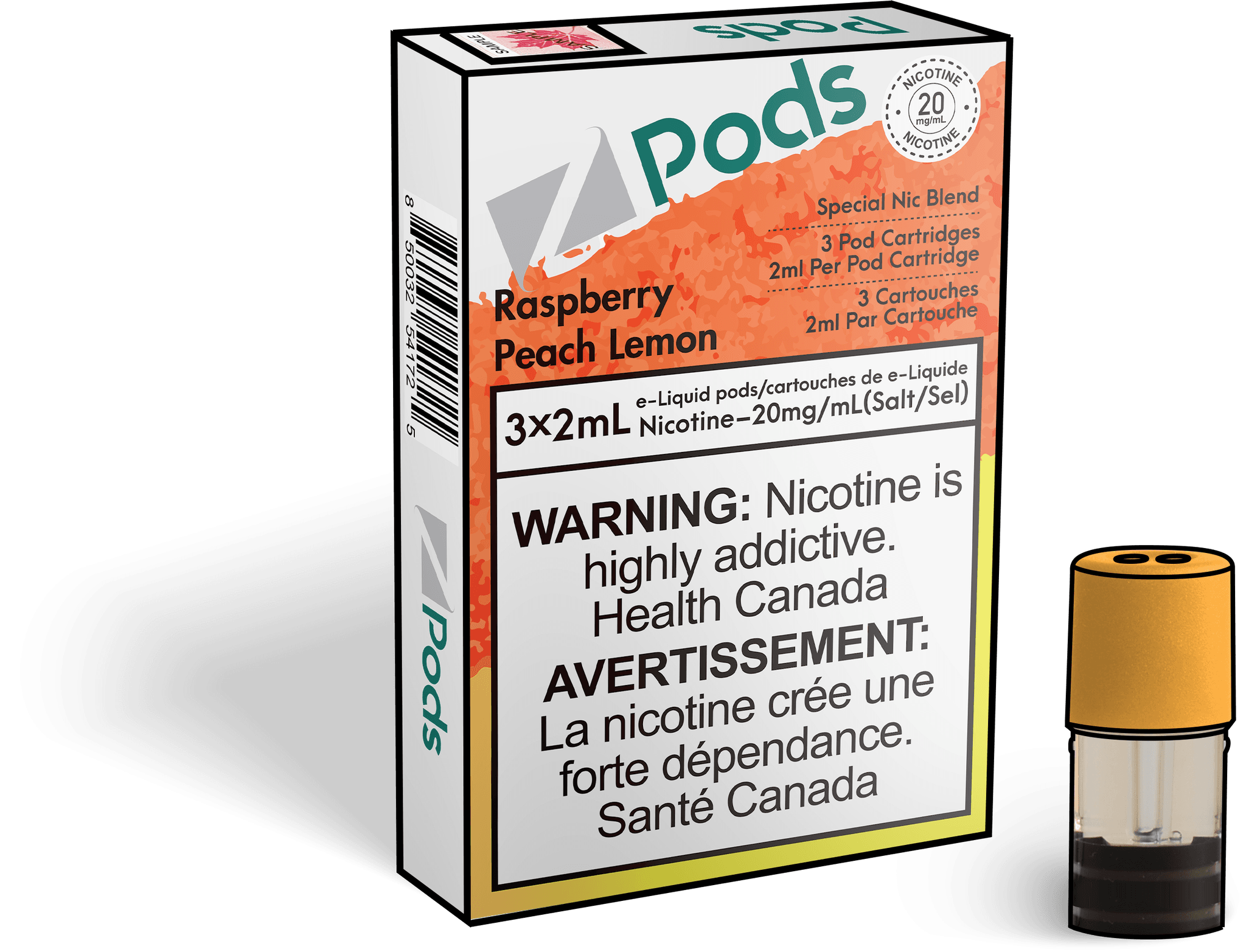 Z Pods-Raspberry Peach Lemon