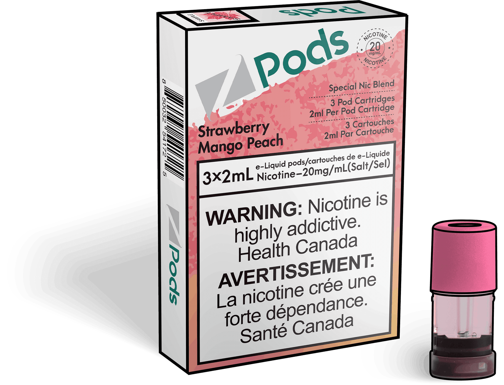 Z Pods-StrawberryMango Peach
