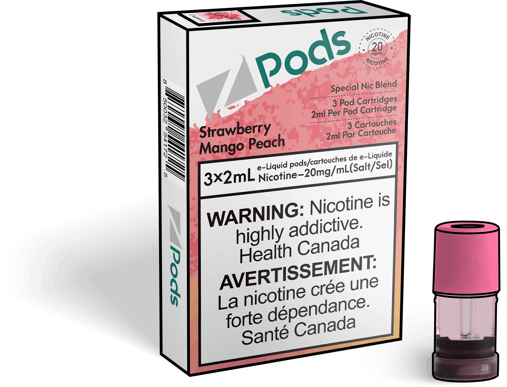 Z Pods-StrawberryMango Peach