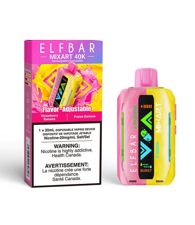 Elfbar Mixart 40k Strawberry Banana