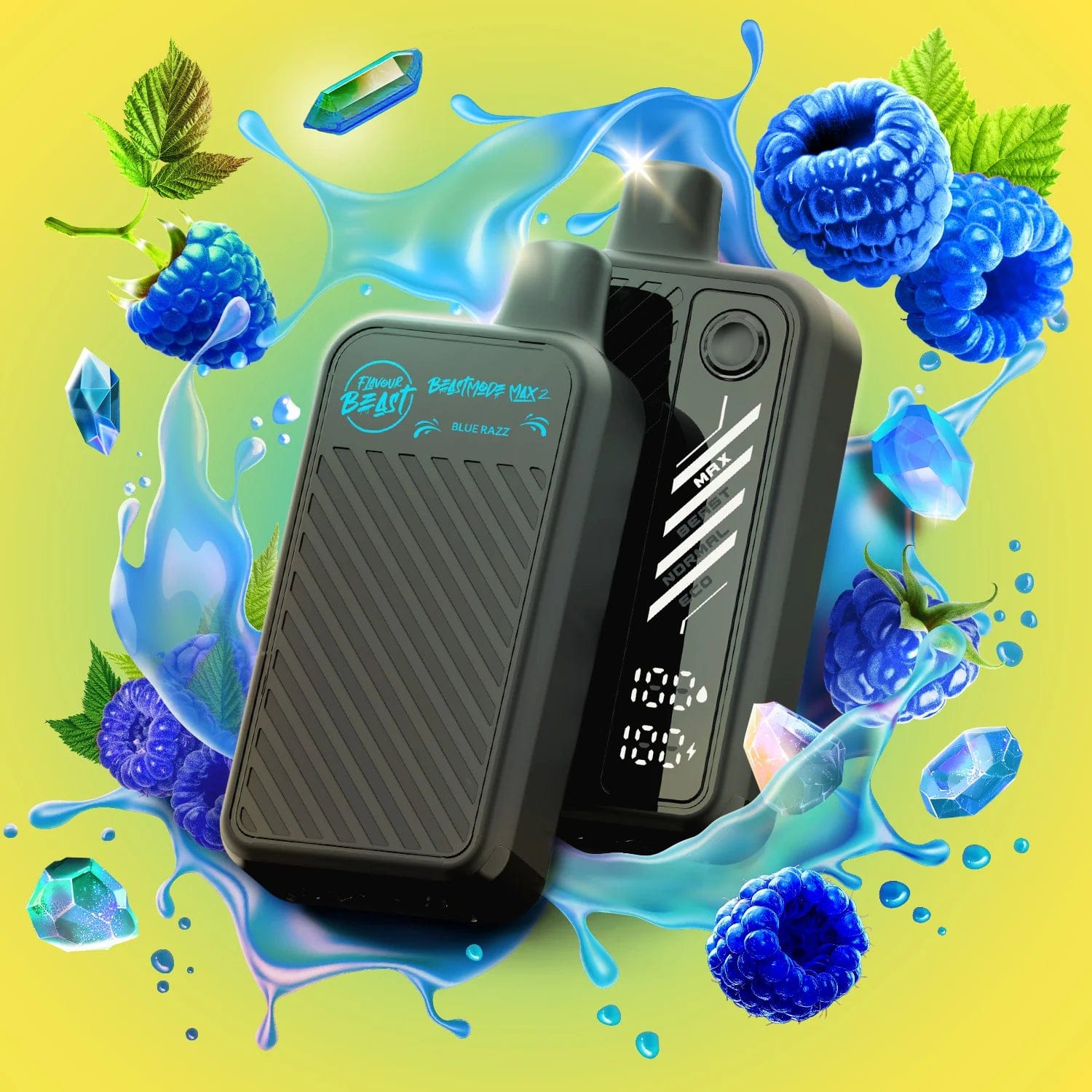 Flavour Beast Beast Mode Max 2 Gushin blue razz