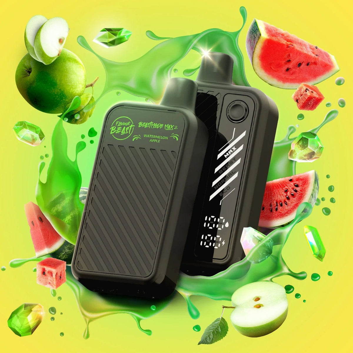 Flavour Beast Beast Mode Max 2 Gushin watermelon apple