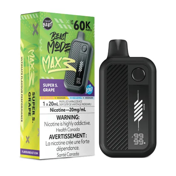 FLAVOUR BEAST BEAST MODE MAX 3 60K - Super S. grape
