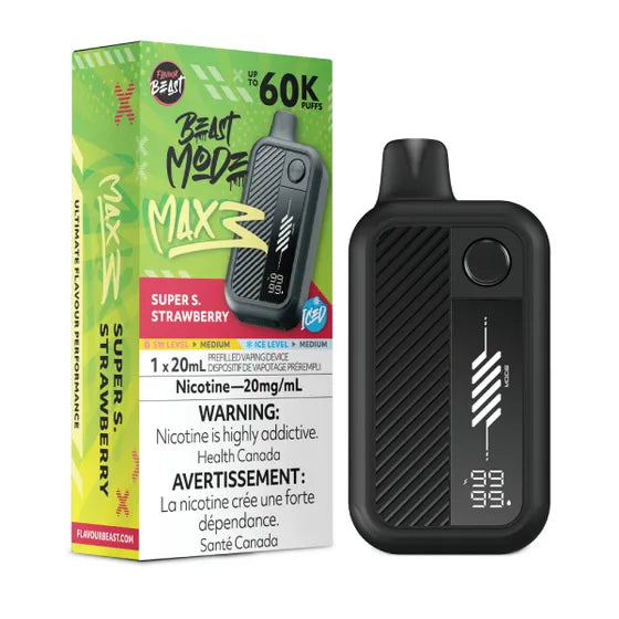 FLAVOUR BEAST BEAST MODE MAX 3 60K - Super S. strawberry