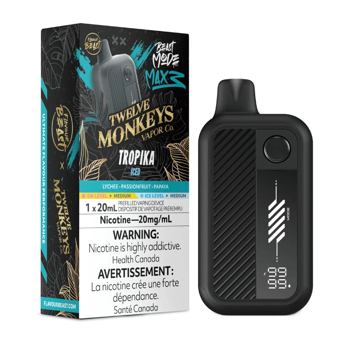 FLAVOUR BEAST BEAST MODE MAX 3 60K -  Tropika