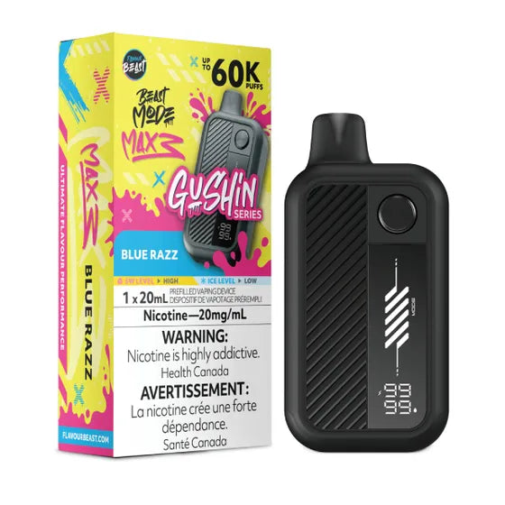 FLAVOUR BEAST BEAST MODE MAX 3 60K - Gushin Blue Razz
