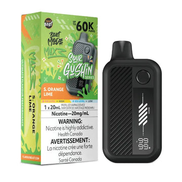FLAVOUR BEAST BEAST MODE MAX 3 60K - Sour Gushin S. Orange Lime