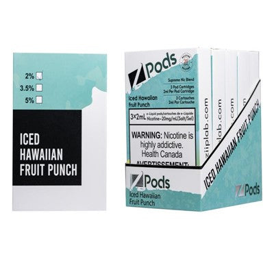 Z PODS ICED HAWAIIAN FRUIT NECTAR