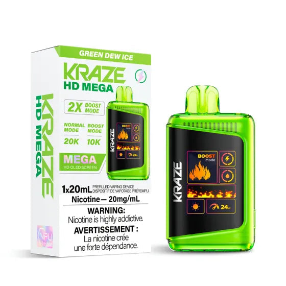 KRAZE HD MEGA 20K GREEN DEW ICE