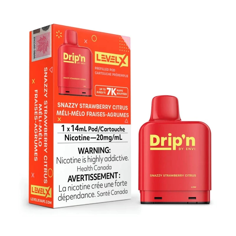 DRIP'N LEVEL X 7K SNAZZY STRAWBERRY CITRUS