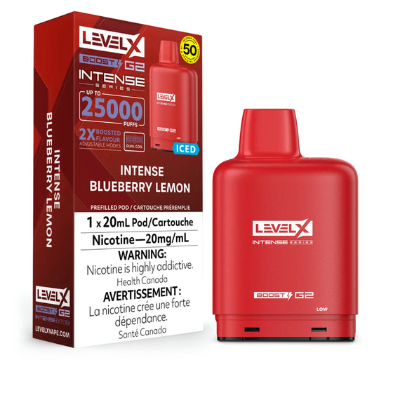 FB LEVEL X BOOST INTENSE Blueberry Lemon Iced