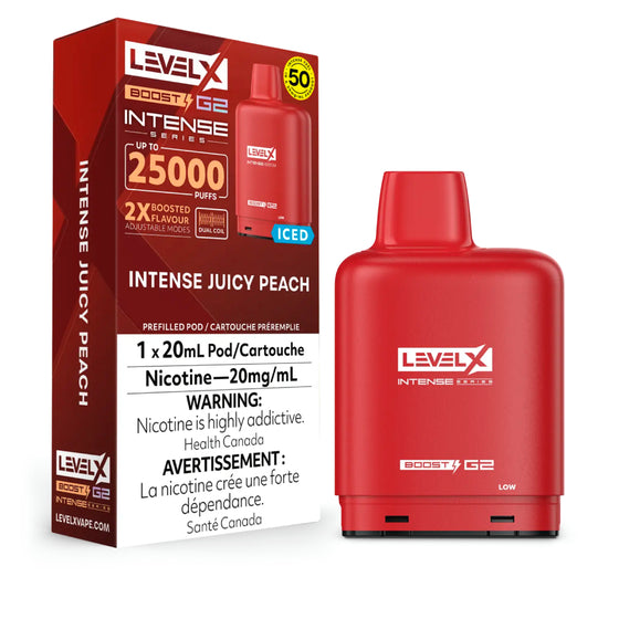 FB LEVEL X BOOST INTENSE Juicy Peach Ice