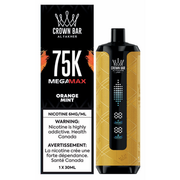 AL FAKHER CROWN BAR 75K Orange Mint