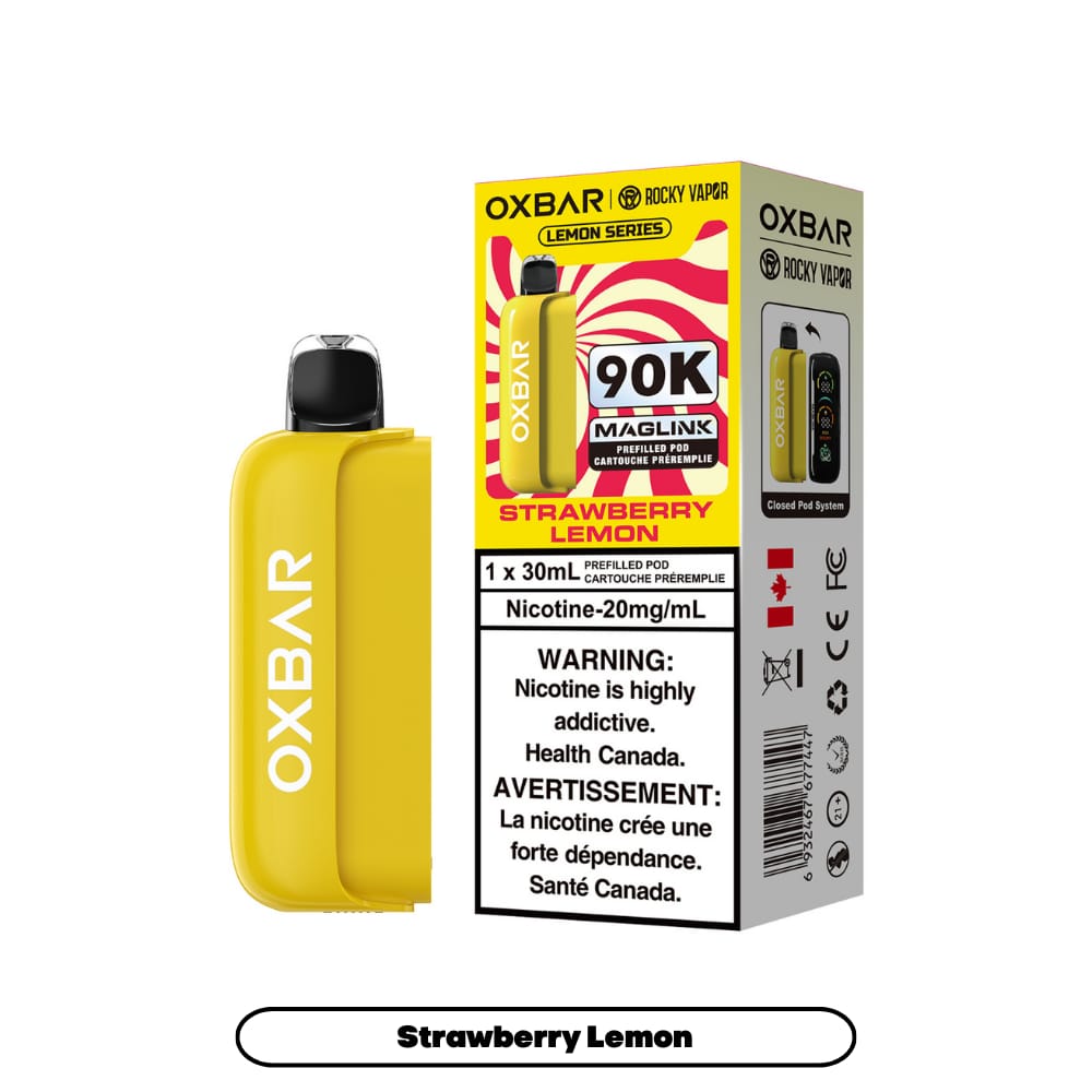 OXBAR 90K PODS - Strawberry Lemon