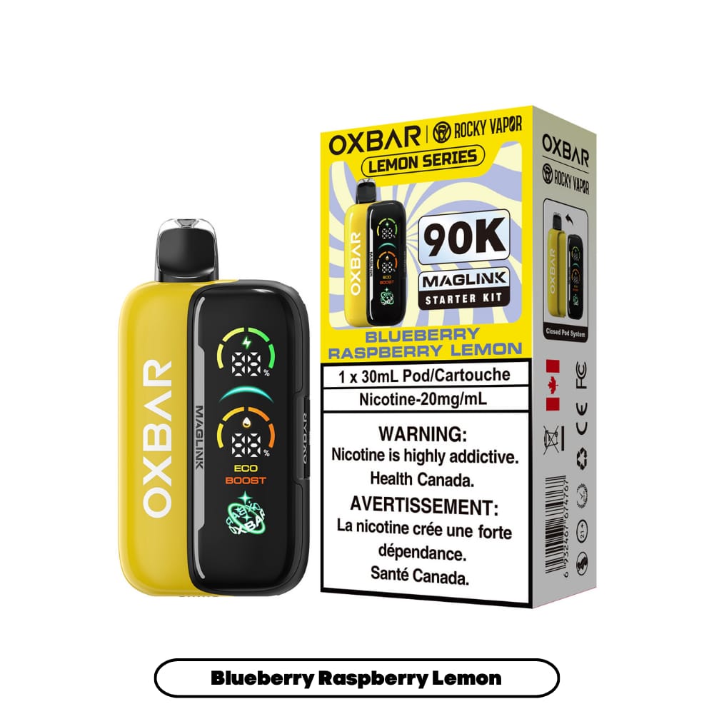 OXBAR 90K STARTER KITS Blueberry Raspberry Lemon
