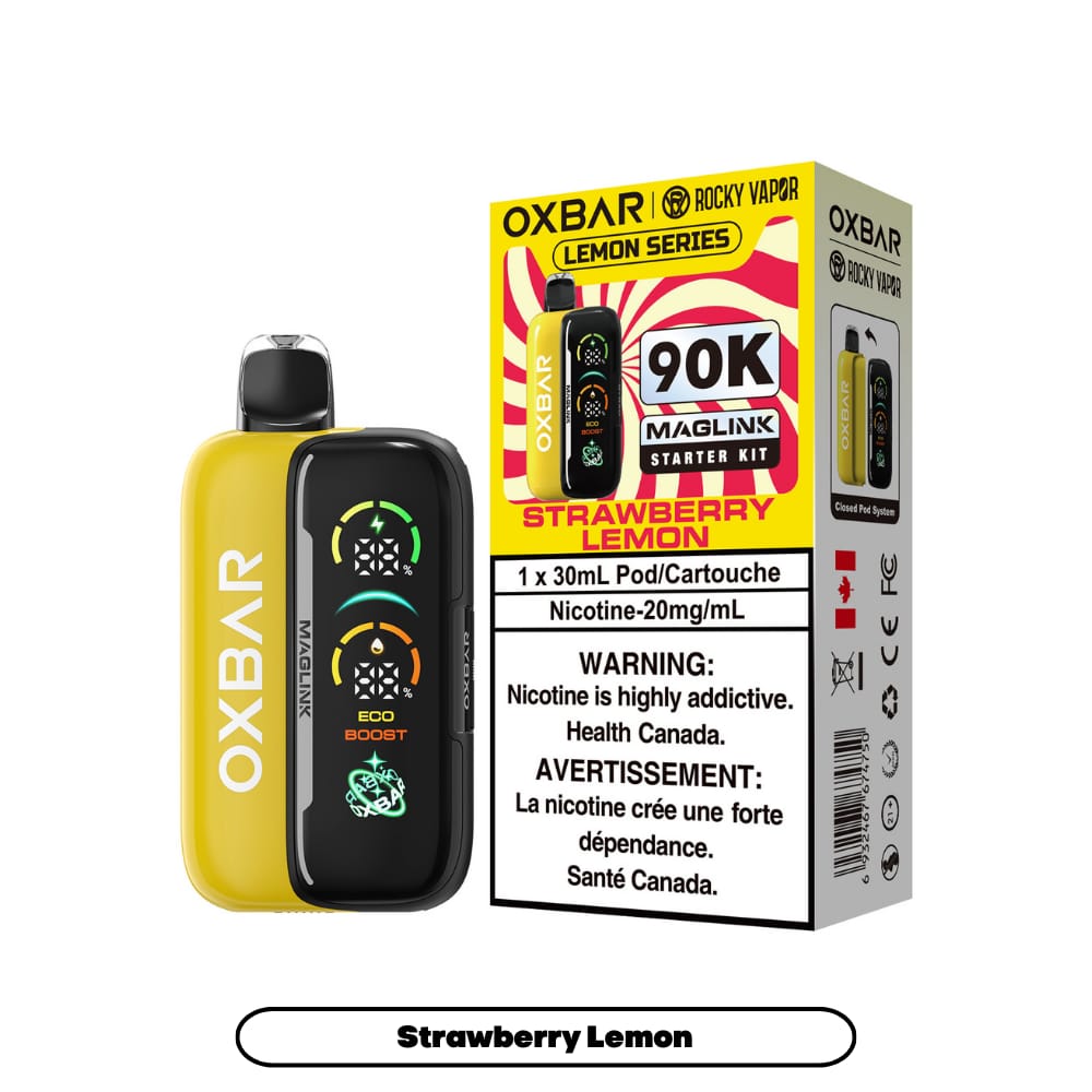 OXBAR 90K STARTER KITS Strawberry Lemon