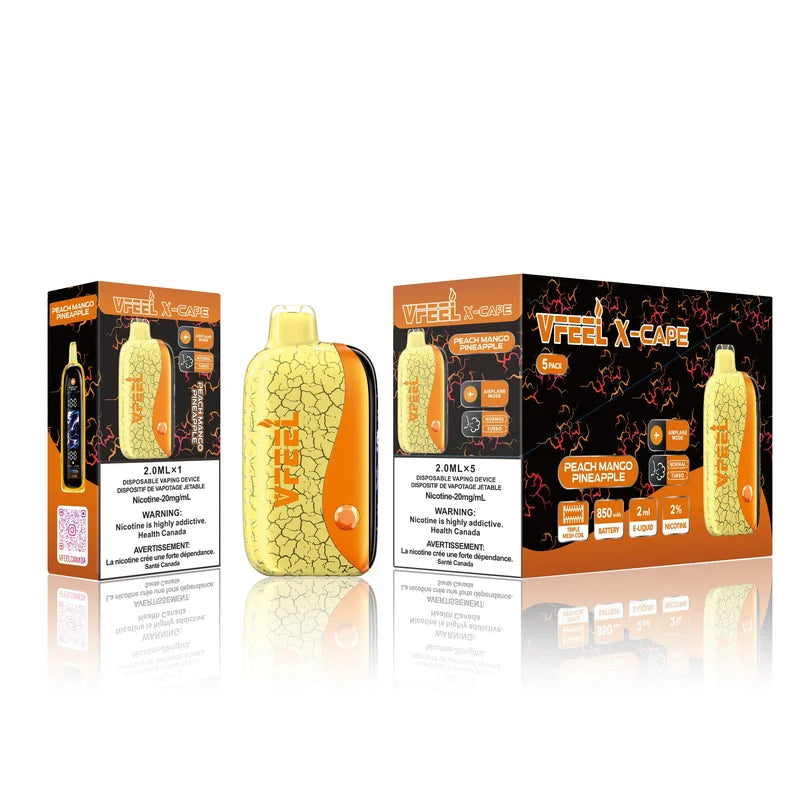 VFEEL X-Cape 60K Puffs - Peach Mango Pineapple