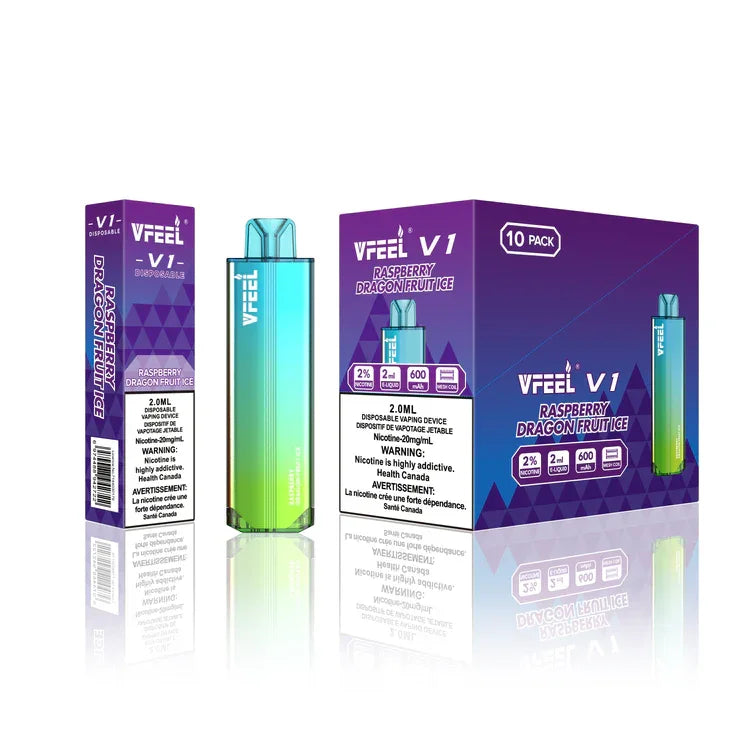 VFEEL V1 6000 Puffs - Raspberry Dragonfruit Ice