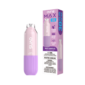 OVNS Max 3K - White Grape Ice