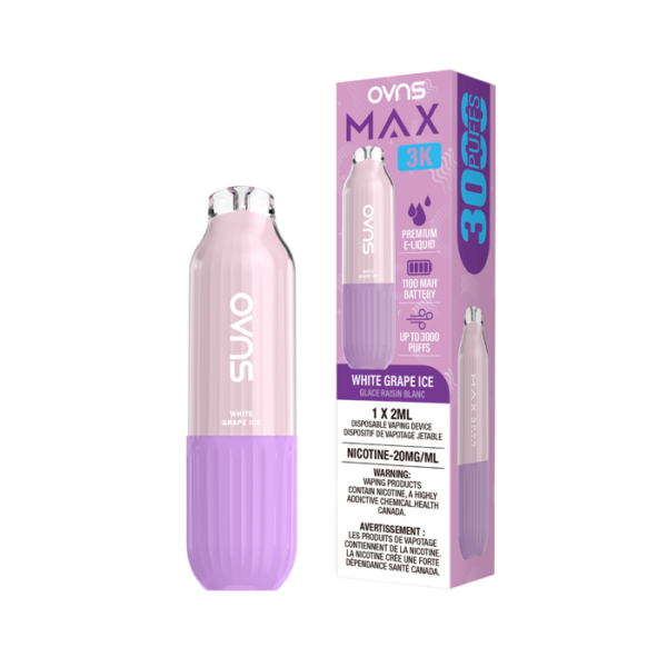 OVNS Max 3K - White Grape Ice