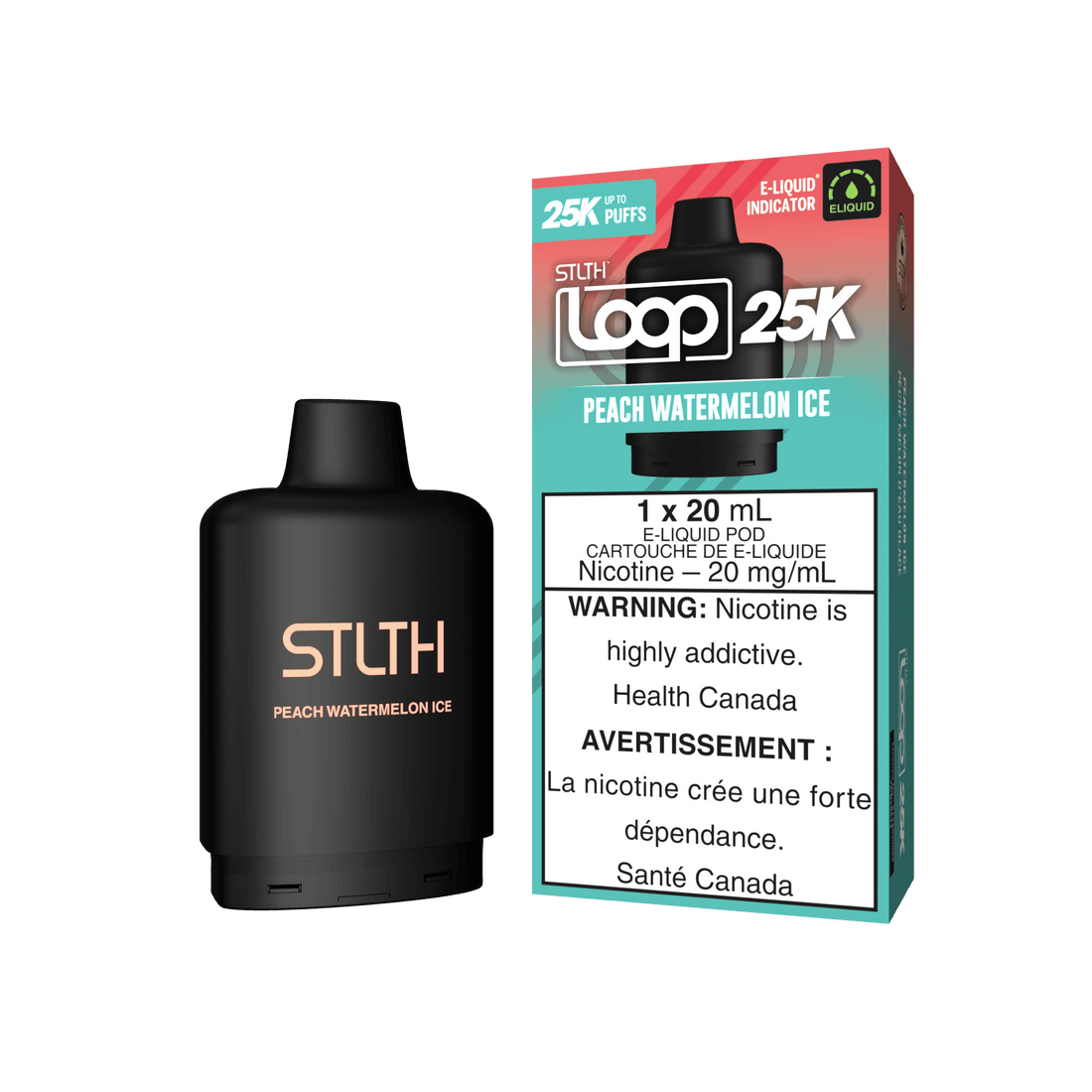 STLTH LOOP 25K Peach watermelon ice