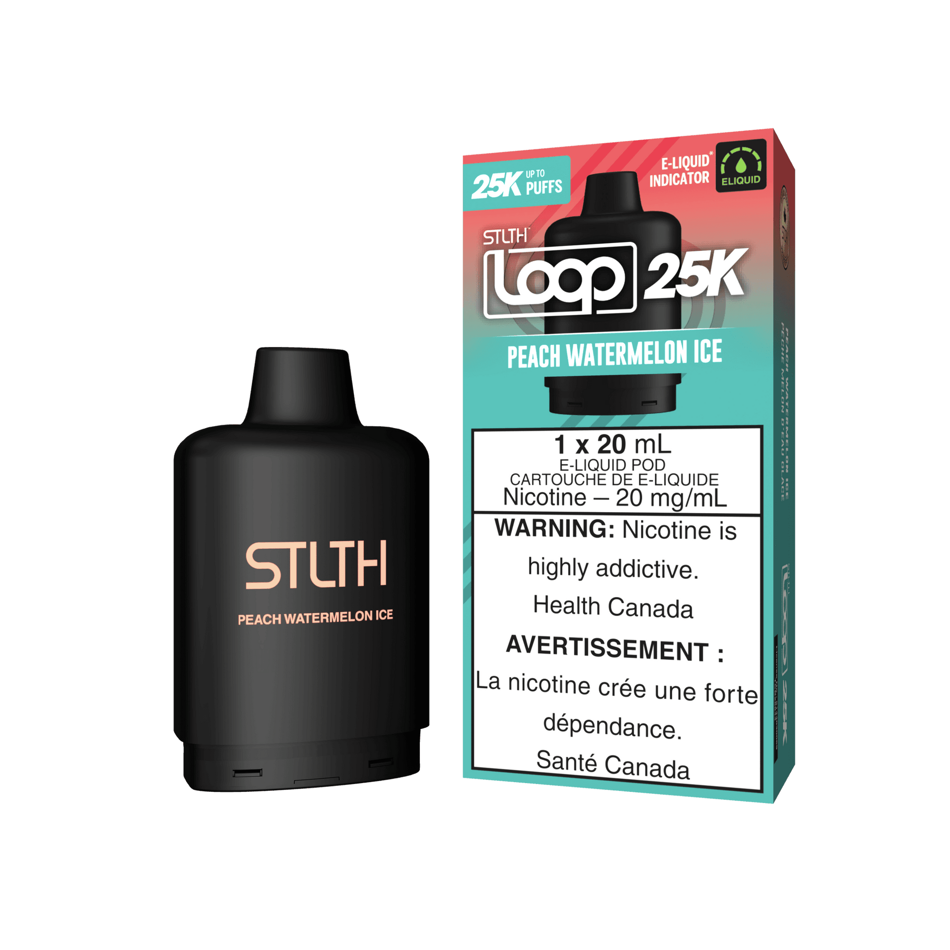 STLTH LOOP 25K Peach watermelon ice
