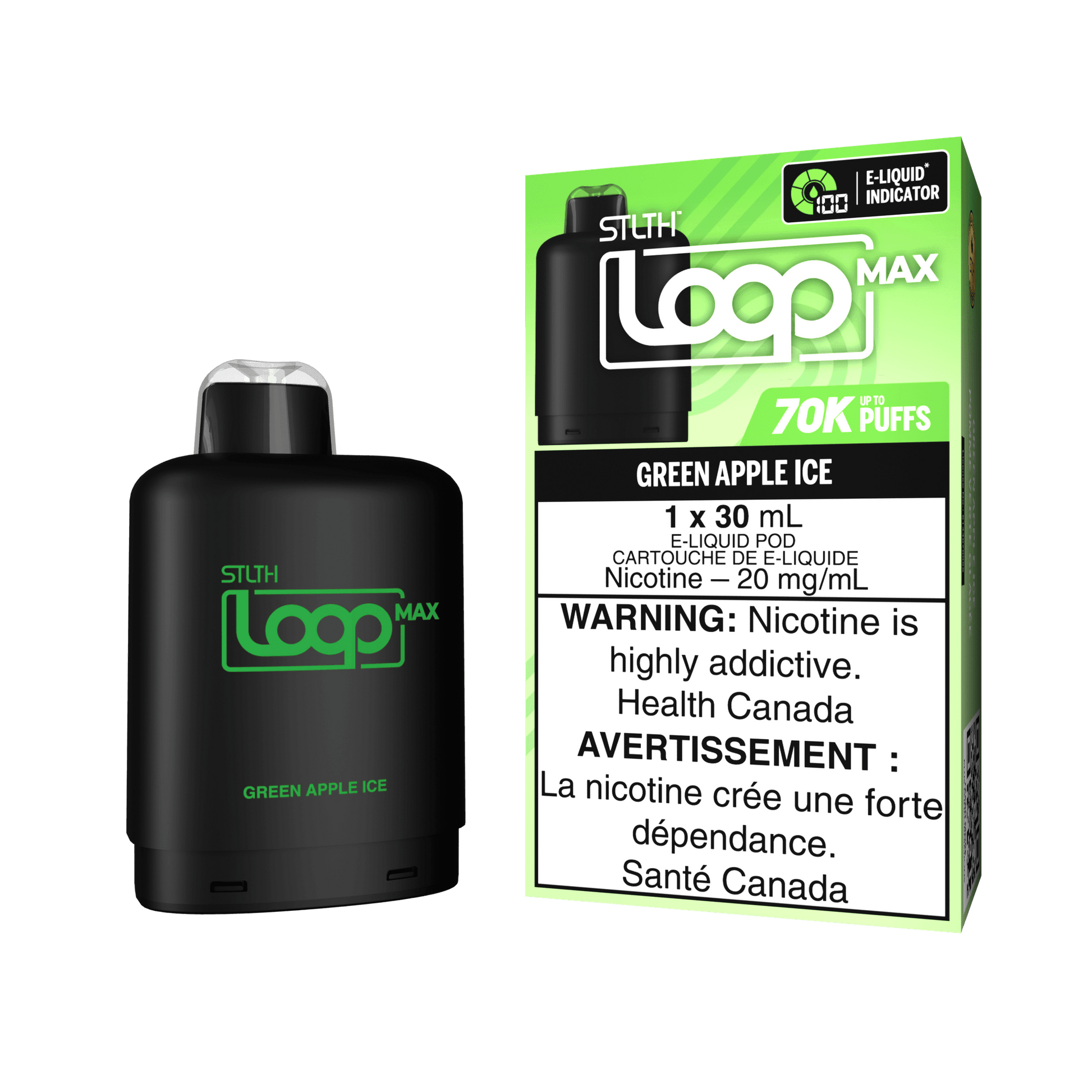 STLTH LOOP MAX 70K - Green Apple Ice