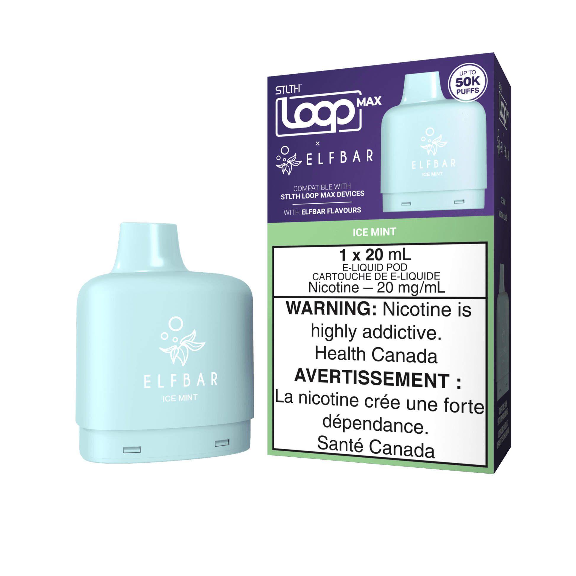 STLTH LOOP MAX X ELFBAR POD PACK - Ice Mint