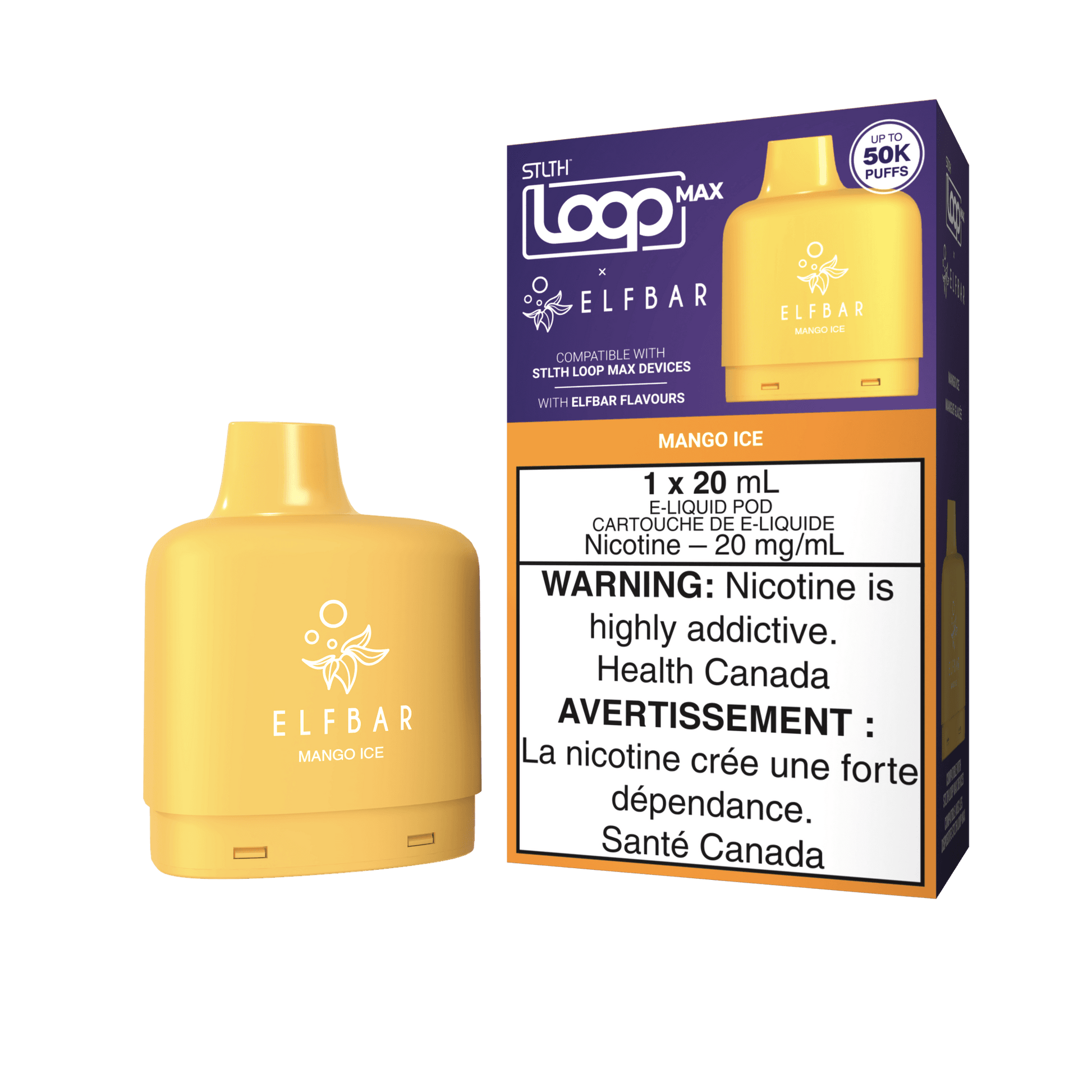 STLTH LOOP MAX X ELFBAR POD PACK - Mango Ice