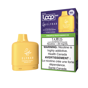 STLTH LOOP MAX X ELFBAR POD PACK - Pineapple Peach Mango Ice