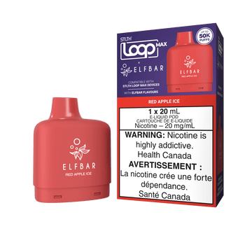 STLTH LOOP MAX X ELFBAR POD PACK - Red Apple Ice