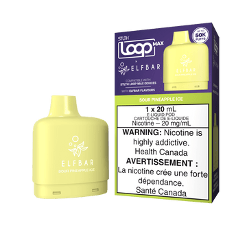 STLTH LOOP MAX X ELFBAR POD PACK - Sour Pineapple Ice