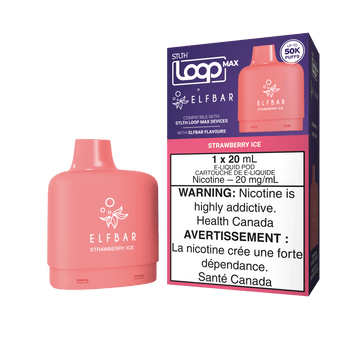 STLTH LOOP MAX X ELFBAR POD PACK - Strawberry Ice